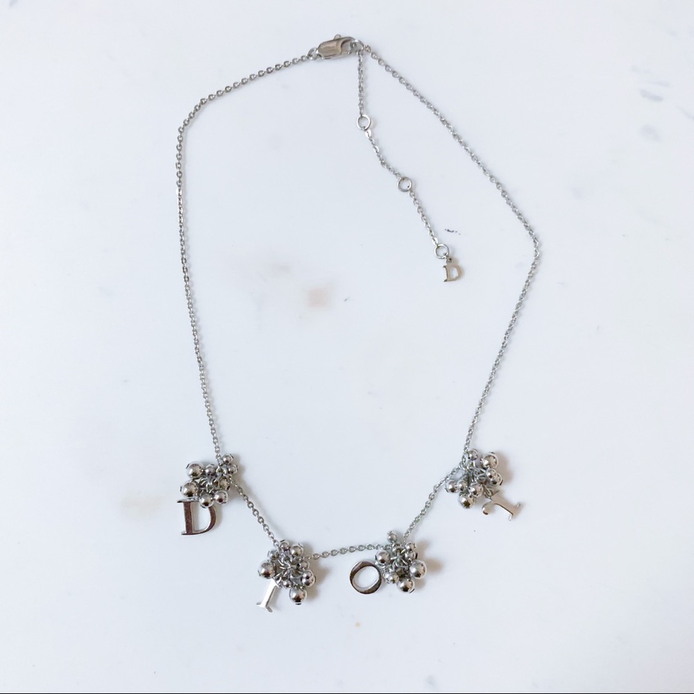 Dior letter necklace